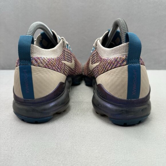 Womens Size 8 Nike Air VaporMax Flyknit 3 Shoes Desert Sand Running Sneakers - Picture 4 of 8